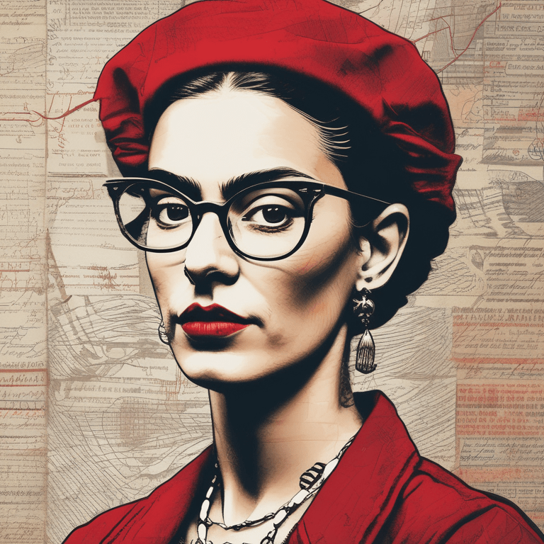 woman with glasses